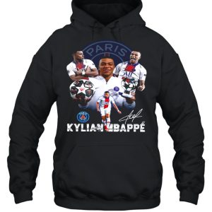 The Kylian Mbappe Paris Saint Germain Mvp For Uefa Champions League 2021 Signatures shirt 5