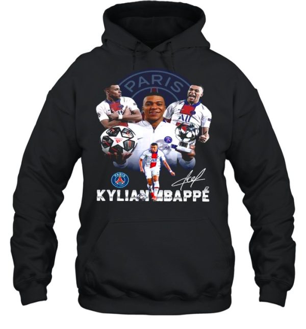 The Kylian Mbappe Paris Saint Germain Mvp For Uefa Champions League 2021 Signatures shirt