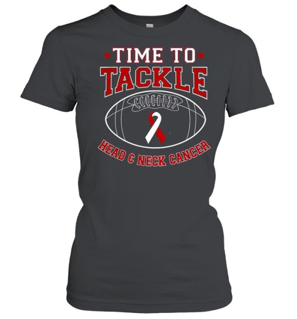 Time to tackle head and neck cancer awareness shirt