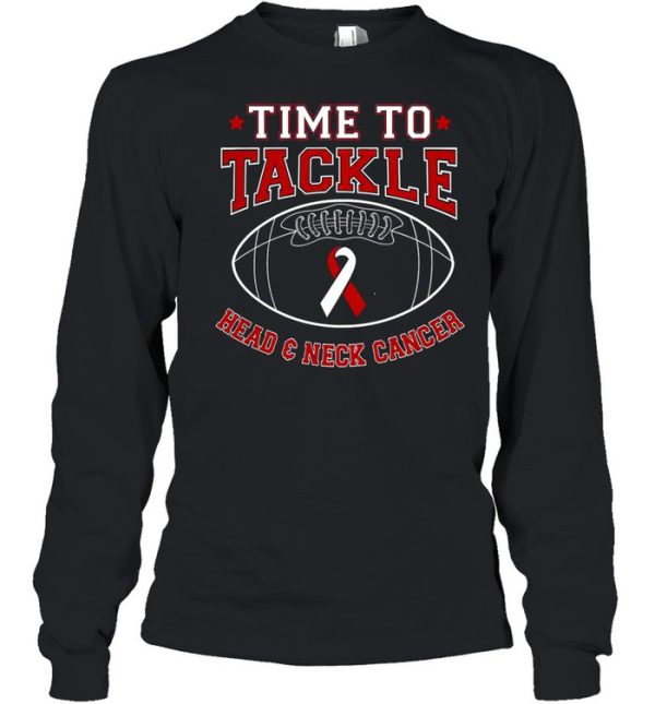 Time to tackle head and neck cancer awareness shirt