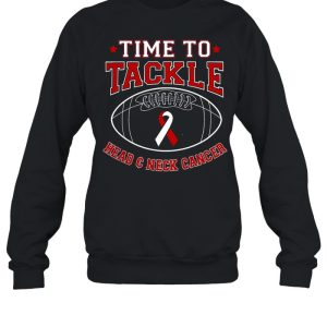 Time to tackle head and neck cancer awareness shirt 4