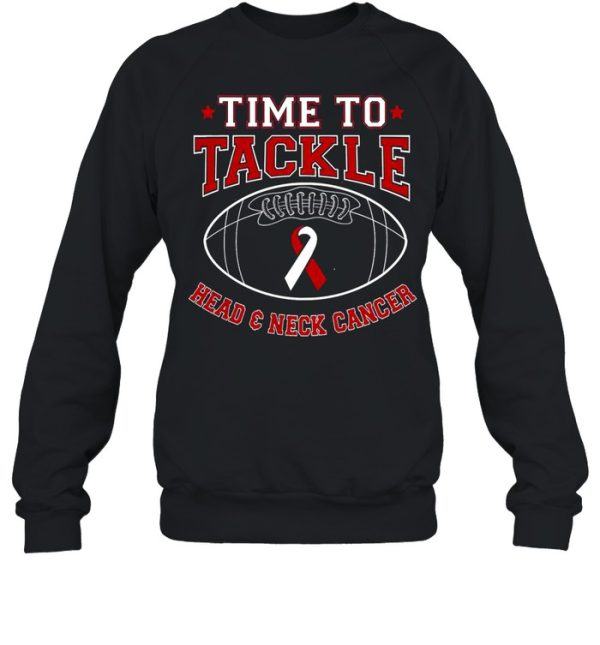 Time to tackle head and neck cancer awareness shirt