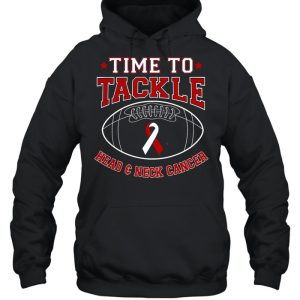 Time to tackle head and neck cancer awareness shirt 5