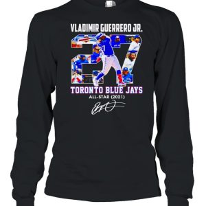 Vladimir Guerrero Jr 27 Toronto Blue Jays all star 2021 shirt 3