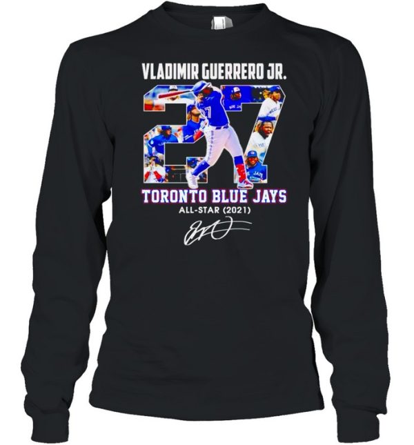 Vladimir Guerrero Jr #27 Toronto Blue Jays all star 2021 shirt