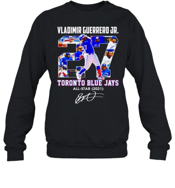 Vladimir Guerrero Jr #27 Toronto Blue Jays all star 2021 shirt