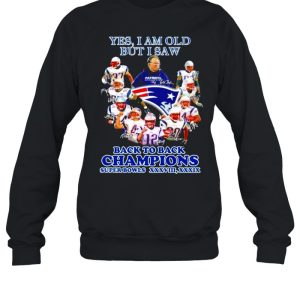 Yes I am old but I saw New England Patriots signatures shirt 4