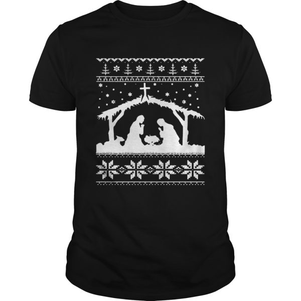 Nativity Scene Ugly Christmas Shirt