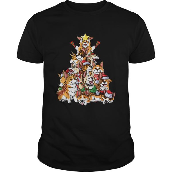 Pretty Corgi Christmas Tree Merry Corgmas I love my Gifts shirt