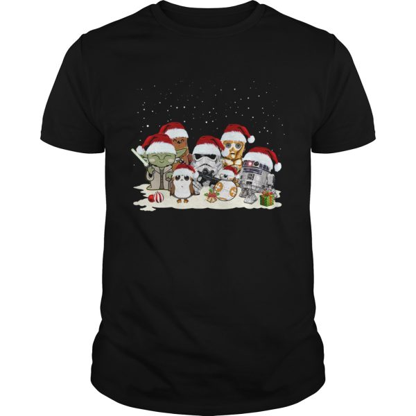 Star War Yoda Chewbacca Cartoon R2D2 Chewbacca Trooper Christmas shirt