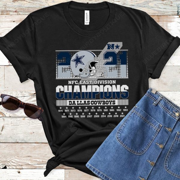 2021 NFC East Division Champions Dallas Cowboys Unisex T-Shirt