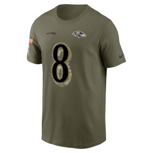 Baltimore Ravens Lamar Jackson Nike 2023 Name T Shirt 3