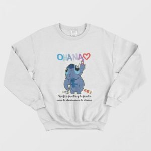 Camiseta Lilo Y Stitch ohana Sweatshirt