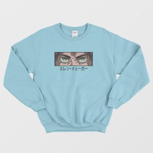 Eren Yeager Eyes Attack On Titan Sweatshirt 3