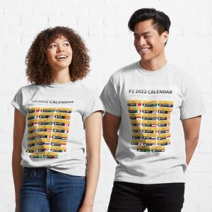 F1 2022 Calendar All Tracks Classic T Shirt