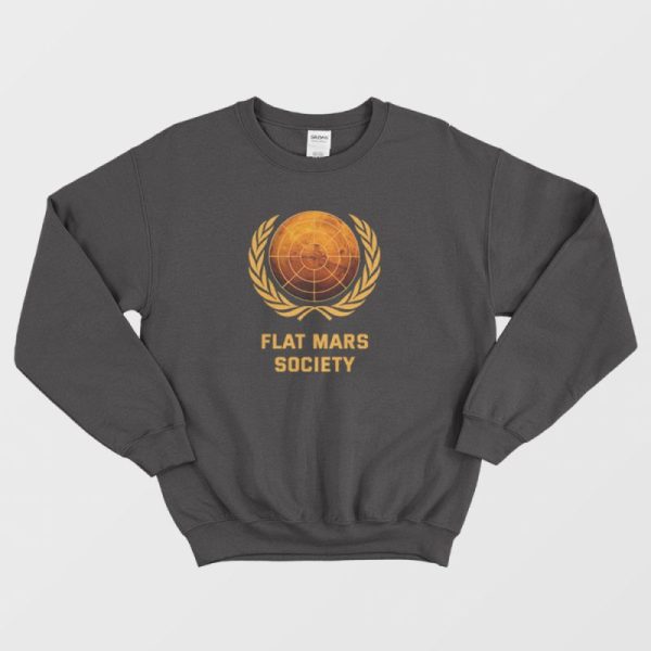 Flat Mars Society Logo Sweatshirt