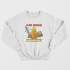 Garfield I Love Mondays Back On The Work Site No More Nagging Wife Sweatshirt