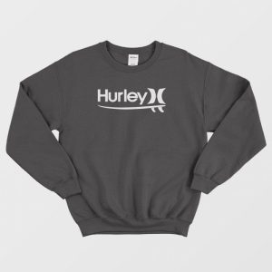 Hurley Surfing Logo Black Sweatshirt 3