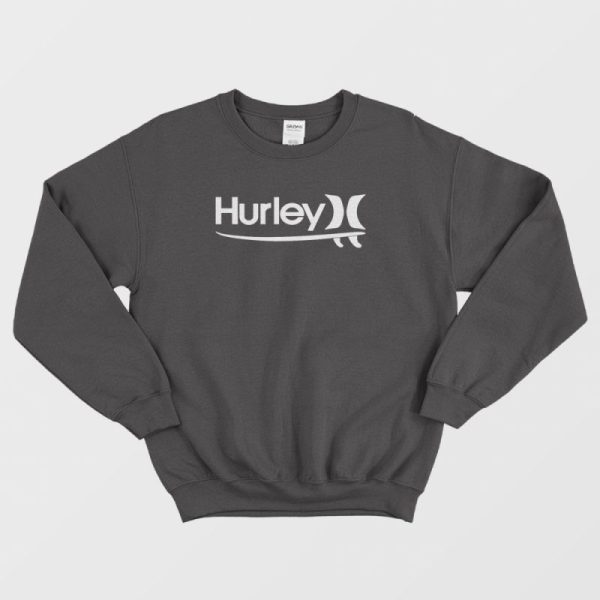 Hurley Surfing Logo Black Sweatshirt