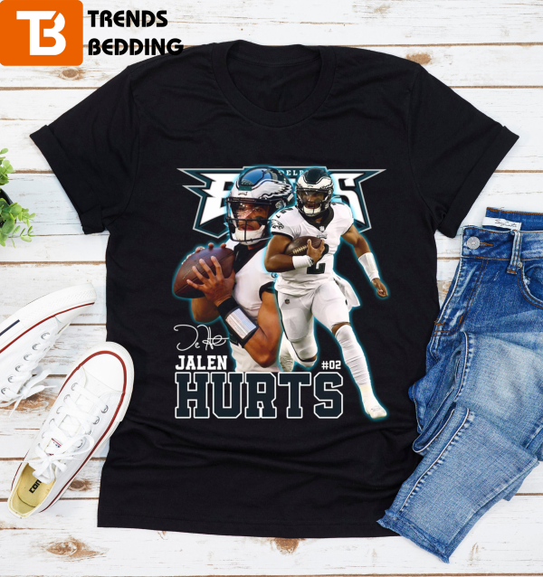 Jalen Hurts Signature Vintage 80s 90s Style Unisex T-Shirt