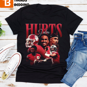 Jalen Hurts Vintage 90s Unisex Graphic Tee Shirt