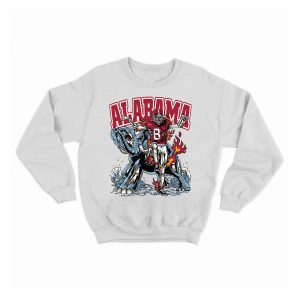 Jaylen Waddle Sana Detroit Alabama Football Shirt 3