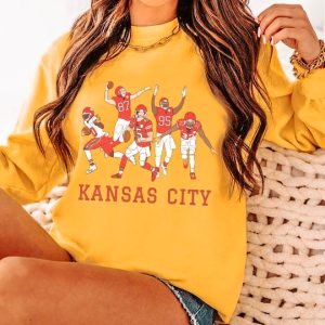 Kansas City Chiefs Vintage Football Crewneck Sweatshirt