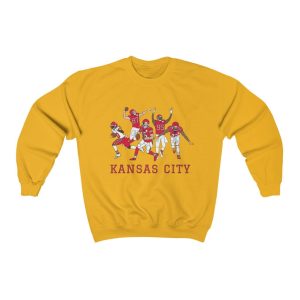 Kansas City Chiefs Vintage Football Crewneck Sweatshirt