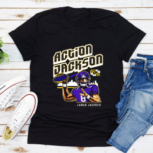 Lamar Jackson’s Action Jackson Unisex T-shirt