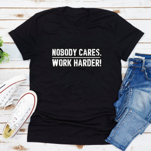 Lamar Jackson Nobody Cares Work Harder T-Shirt