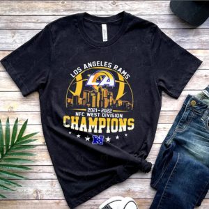 Los Angeles Rams Wins Champions 2022 NFC West Division T-Shirt