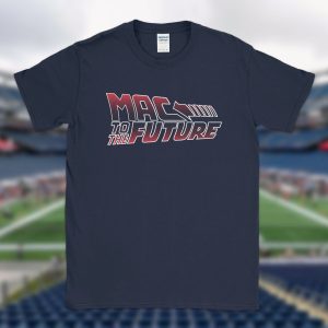 Mac Jones To The Future New England Football Shirt