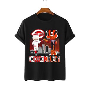 Mascot Cincinnati Bengals Reds And Shirt