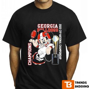 Mickey Mouse Georgia Bulldogs 2022 CFP National Championship Shirt