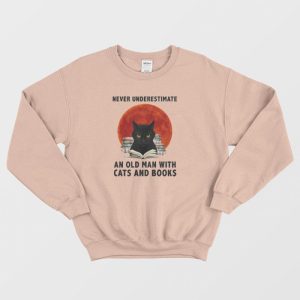 Never Underestimate An Old Man Sweatshirt 3