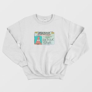 Patrick Star Bikini Bottom Driver License Sweatshirt 3