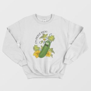 Pickle Rick Flower Sweatshirt Rick and Morty 3