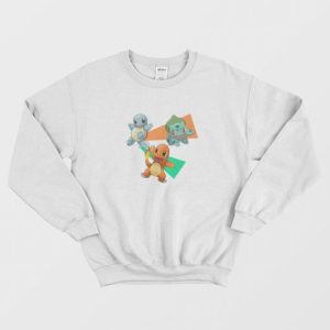 Pokemon Charmander Bulbasaur Squirtle Sweatshirt 3