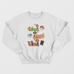 Pokemon Digimon Yugioh Starters Childhood Memory Sweatshirt 3