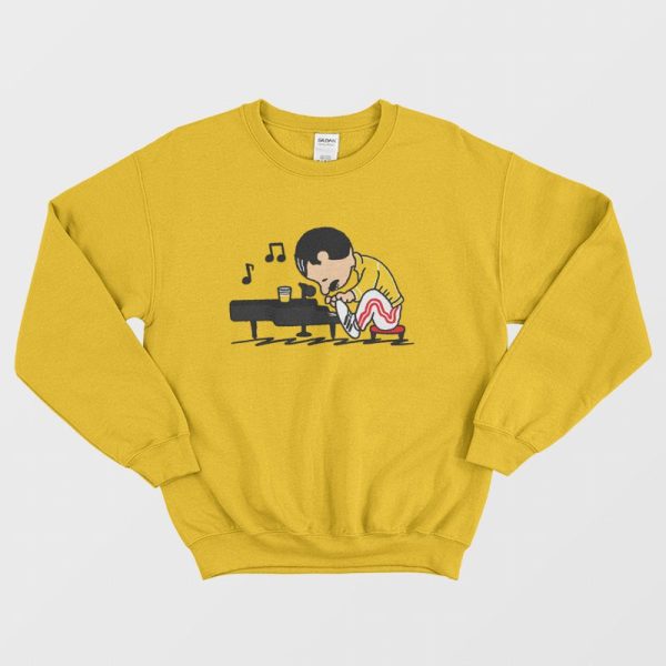 Queenuts Freddie Mercury Peanuts Sweatshirt