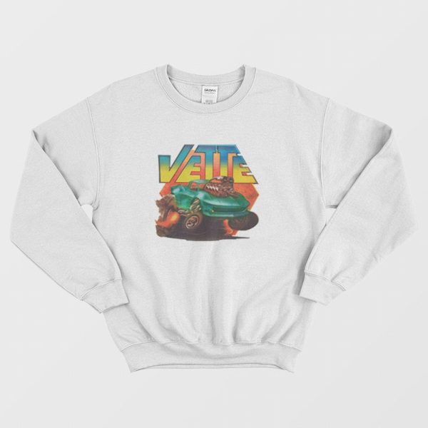 Rainbow Lined Corvette That 70s Show Sweatshirt