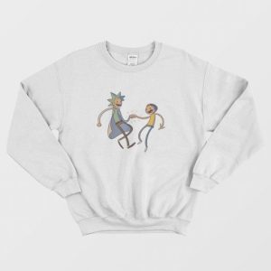 Rick and Morty Adventure Time Crossover Sweatshirt 3