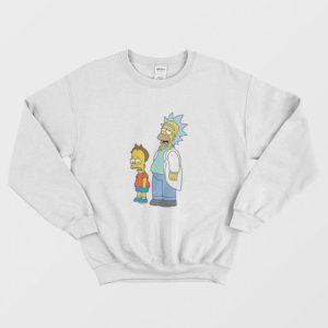 Rick and Morty Simpsons Style Sweatshirt 3