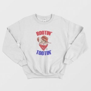 Rootin Tootin Cat Cowboy Vintage Sweatshirt 3