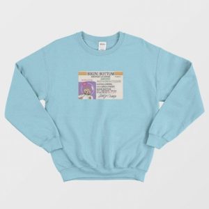 Sandy Cheeks Bikini Bottom Driver License Sweatshirt 4