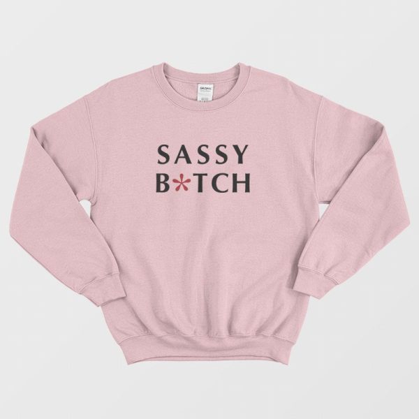 Sassy Bitch Sweatshirt Lisa Simpson