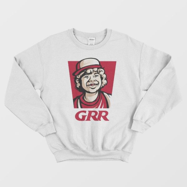 Stranger Things Dustin GRR Parody Sweatshirt