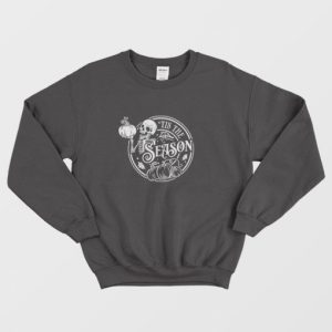 Tis The Season Halloween Skeleton Sweatshirt 3