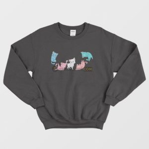 Transgender Pride Cat Sweatshirt 3