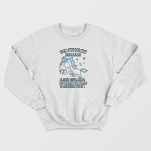 Unicorn I Know I Have Diabetes Sweatshirt 3